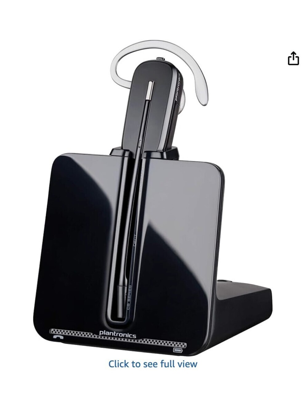 Plantronics - CS540 Wireless DECT Headset (Poly) Noise Canceling Microphone